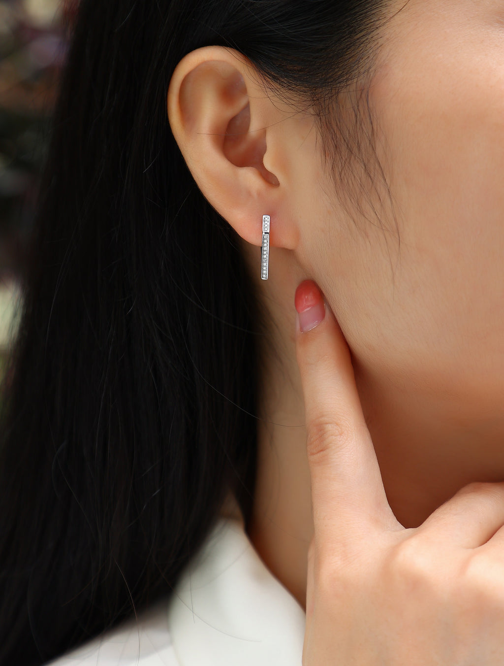 Coronation - Earrings Set With Top-quality Moissanite S925, Silver And Platinum-plated Stud Earrings, A Fashionable And Trendy Accessory That Can Be Tested With A Diamond Pen