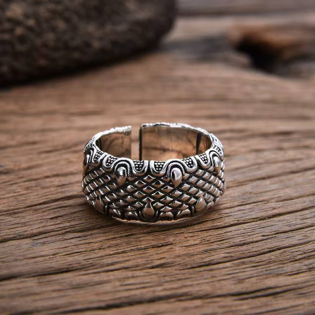 Mens Retro Fashionable Bold Dragon Claw Ring