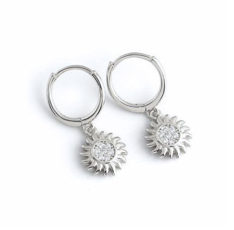 Diamond-inlaid Geometric Retro Style Earrings