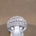 Womens Light Luxury Starry Sky Ring