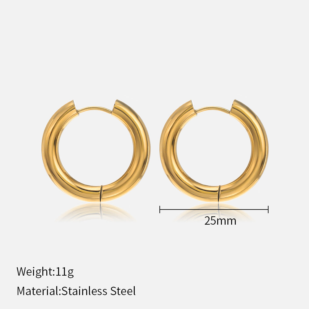 European And American Fashion Simple Geometric Circle
