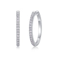 Yuedong Light - Premium Moissanite Luxury Fashion Light Luxury Jewelry Silver Stud Earrings S925 Silver Plated Platinum
