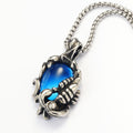 Fashion Transparent Gem Men's Titanium Steel Pendant