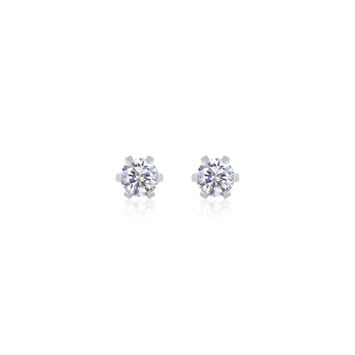 Starlight Solo Dance - Premium Moissanite Luxury Fashion Light Luxury Jewelry Silver Stud Earrings S925 Silver Plated Platinum